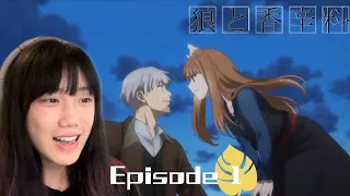 Spice and Wolf Episode 1 + OP&ED Reaction | 狼与香辛料来啦