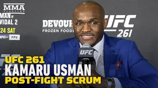 UFC 261: Kamaru Usman Post-Fight Press Conference - MMA Fighting