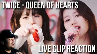 REACTION to TWICE (트와이스) - 'Queen of Hearts' | Live Clip