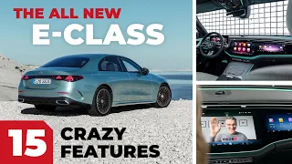 15 CRAZY features on the NEW Mercedes E CLASS