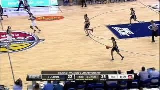 Notre Dame Wins BIG EAST Championship Highlights - Notre Dame Women's Basketball