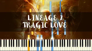 Tragic Love (Lineage 2) - Synthesia / Piano Tutorial