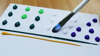 paesaggio facile!! tecnica di pittura acrilica per principianti