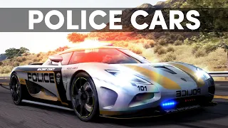 Driving Police Cars in NFS Games