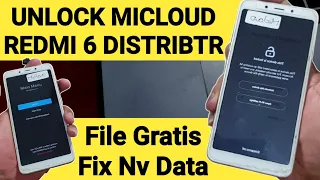 How to Bypass Micloud Redmi 6 Distributor, fix Nv data is corrupted after flash