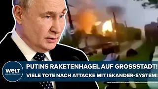 UKRAINE-KRIEG: Putin attackiert Großstadt! Viele Tote nach schwerem Raketenangriff auf Tschernihiw