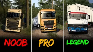 ETS2 Noob vs ETS2 Pro vs ETS2 Legend in 2024