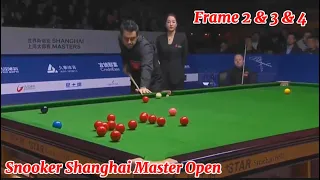 Snooker Shanghai Master Open Ronnie O’Sullivan VS John Higgins ( Frame 2 & 3 & 4 )