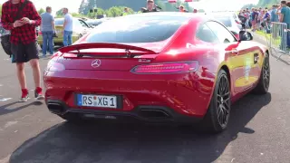 Mercedes AMG GTS: Loud Revs, Launch Control and V8 Sound