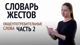 Словарь РЖЯ: общеупотребительные слова. Часть 2