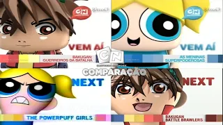 Cartoon Network - Comparação entre Bumpers de "Vem Aí" Toonix (2010-2012) & Noods (2008-2010)