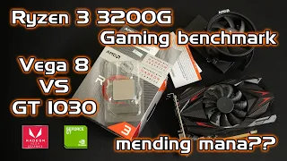 GT 1030 vs Vega 8 at Ryzen 3 3200G - parts populer buat Rakit PC Gaming budget kere hore