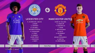 Leicester City vs Manchester United | Pes 2020 Gameplay