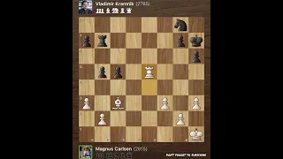 Magnus Carlsen vs Vladimir Kramnik • 20th Amber Blindfold, 2011