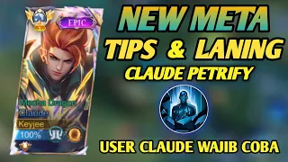 MENGERIKAN !! SUMPAH KALIAN WAJIB COBA SPELL INI GUYS, CLAUDE AUTO MENANG LANING PHASE !! - MLBB