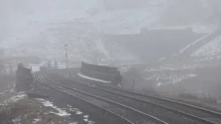 70013 Oliver Cromwell on the Cumbrian Mountain Express 11 Feb 12