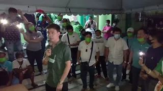 BAGMAN Arjo Atayde visiting Brgy. Sto.Cristo Bago-Bantay QC. 12/2/21