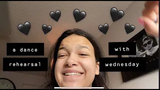 A quick dance rehearsal with Wednesday Addams [one normal vlog]