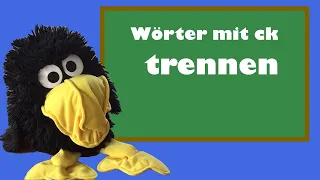 #Wörter mit ck trennen #Deutsch lernen #Grundschule #Klasse 3 #Klasse 4 #Rechtschreibung #Trennregel