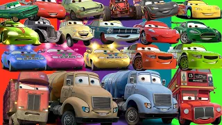 Looking For Disney Pixar Cars Lightning Mcqueen, Rip Clutchgoneski, Hudson Hornet, Snot Rod, Mater