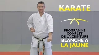 Karaté de la ceinture blanche à la ceinture jaune - Cours de karaté débutant