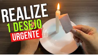 FAÇA UM PEDIDO E REALIZE COM ESSE RITUAL PODEROSO