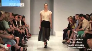 "ISABELL DE HILLERIN" Spring Summer 2015 Berlin Fashion Week by Fashion Channel