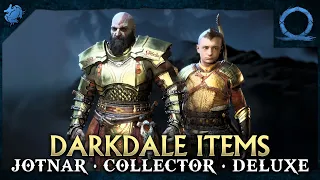 God of War Ragnarok - Darkdale Items (Jotnar/Collector/Deluxe)