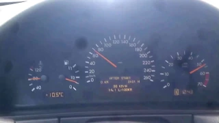 Mercedes W210 E240 V6 + LPG 0-100 Acceleration