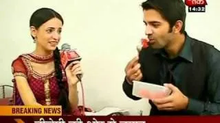 Sanaya Irani & Barun Sobti -SBB Segment -30th September 2011