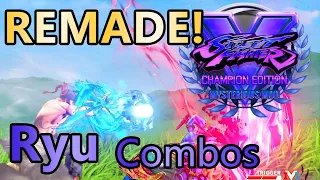 【REMADE!】SFV CE Mysterious Mod Ryu Combo Video