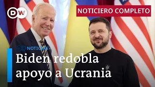 DW Noticias del 20 de febrero: Joe Biden viaja a Ucrania [Noticiero completo]