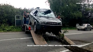 Пьяный перевертыш. Под Ревдой в ДТП пострадал пассажир кроссовера