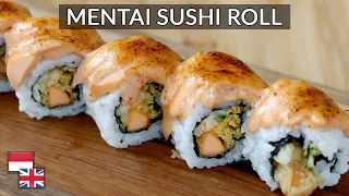 Hemat 70%! Resep Mentai Sushi Roll TANPA Salmon [Bahan Lokal, Rasa Premium]