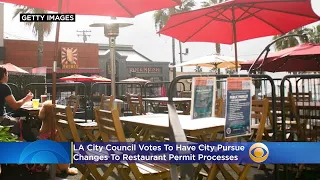 LA City Council Votes To Have City Pursue Changes To Restaurant Permit Processes