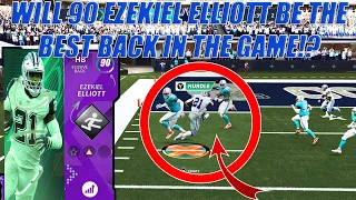 WILL 90 EZEKIEL ELLIOTT BE THE BEST RUNNING BACK IN MADDEN 21?