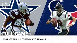 Texans First Win in Franchise History (Week 1 vs. Cowboys, 2002) | NFL Full Game