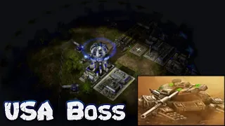 C&C Contra X Beta Stealth Generals Challenge #10 vs USA Boss General [Hard]