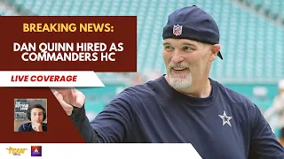 🏈 Breaking News: Washington Commanders Hire Dan Quinn as Head Coach! 🏈