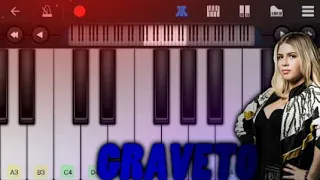 MARÍLIA MENDONÇA - GRAVETO | PIANO MOBILE  (PERFECT PIANO TUTORIAL)🎹❤