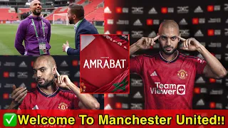 Official!! Confirmed✅, Welcome To Manchester United, Sofyan Amrabat🤝Man United Unveils Amrabat