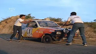 Dr. Rajkumar Entry With Car Racing Competition Super Scene | Best Scenes From Kannada Movies