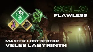 Solo Flawless Master Lost Sector "Veles Labyrinth" with Threaded Specter - Strand Hunter - Destiny 2