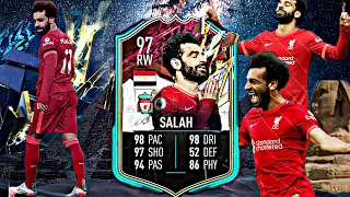 RUNNING DOWN THE WING🇪🇬💨 - 97 RATED TOTS MO SALAH REVIEW - FIFA 22
