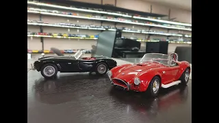 1:18 Diecast Review Unboxing Shelby Cobra 289 and 427 S/C by Norev and Kyosho