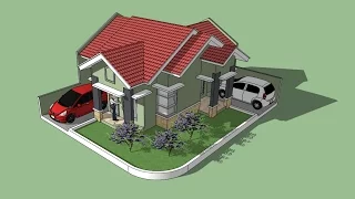 Sketchup house design for beginner