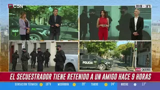 TOMA de REHENES en CASEROS: INMINENTE ENTRADA del GRUPO HALCON