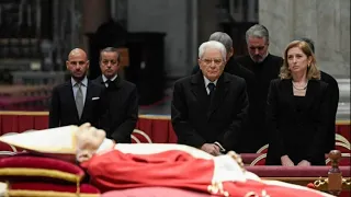 Traslazione della salma di Papa Benedetto XVI  | Translation of the body of Pope Benedict XVI