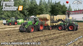 Baling 71 STRAW bales with FENDTs 🇳🇱 | Animals on Hollandscheveld | Farming Simulator 19 | Episode 2