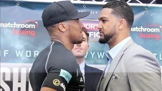 INTENSE!! ANTHONY JOSHUA v DOMINIC BREAZEALE HEAD TO HEAD / IBF HEAVYWEIGHT WORLD TITLE CLASH